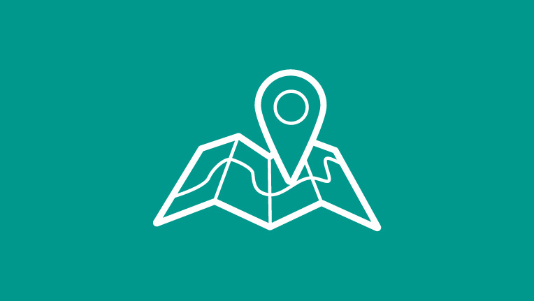 Ga direct naar het adres van de locatie